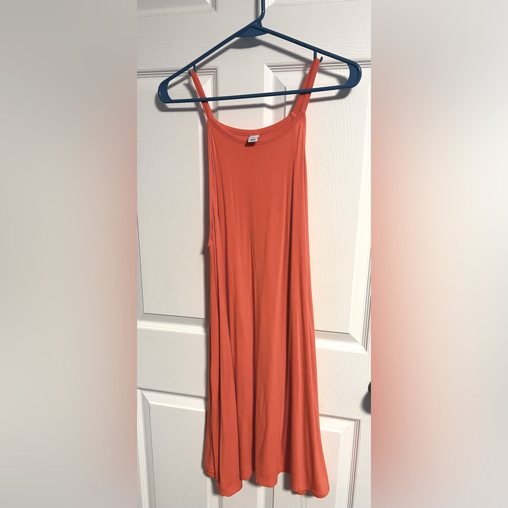Old navy coral tank dress